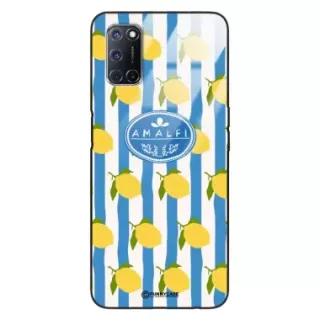 Etui Black Case Glass Dolce Vita do OPPO A92 Amalfi Cytryny Włochy Lato Wakacje ST_DOC131
