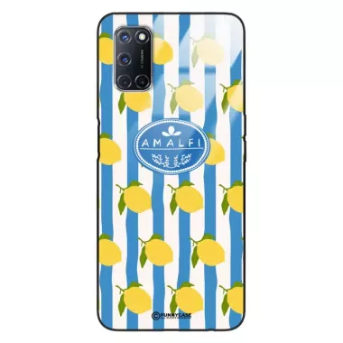 Etui Black Case Glass Dolce Vita do OPPO A92 Amalfi Cytryny Włochy Lato Wakacje ST_DOC131
