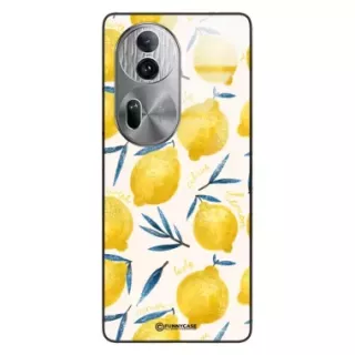 Etui Black Case Glass Dolce Vita do OPPO RENO 11 PRO 5G Cytryny Lato Owoce Wakacje Słońce ST_DOC145