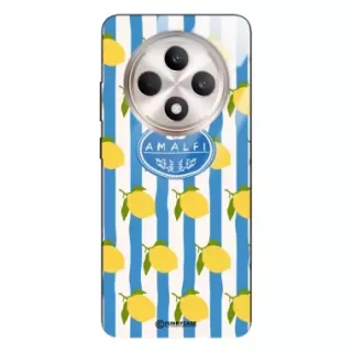 Etui Black Case Glass Dolce Vita do OPPO RENO 12F 5G Amalfi Cytryny Włochy Lato Wakacje ST_DOC131