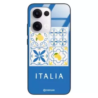 Etui Black Case Glass Dolce Vita do OPPO RENO 13 5G Włochy Italia Cytryny Kafelki Wakacje ST_DOC132