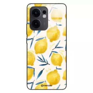 Etui Black Case Glass Dolce Vita do OPPO RENO 13F 4G Cytryny Lato Owoce Wakacje Słońce ST_DOC145