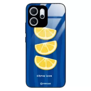 Etui Black Case Glass Dolce Vita do OPPO RENO 14FS Cytryny Owoce Lato Wakacje Cytrusy ST_DOC104