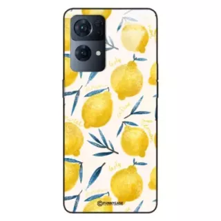 Etui Black Case Glass Dolce Vita do OPPO RENO 7 PRO 5G Cytryny Lato Owoce Wakacje Słońce ST_DOC145