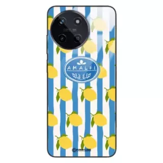 Etui Black Case Glass Dolce Vita do REALME 11 4G Amalfi Cytryny Włochy Lato Wakacje ST_DOC131