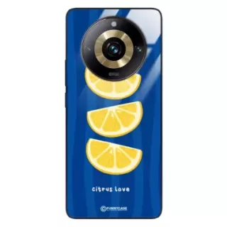 Etui Black Case Glass Dolce Vita do REALME 11 PRO PLUS Cytryny Owoce Lato Wakacje Cytrusy ST_DOC104