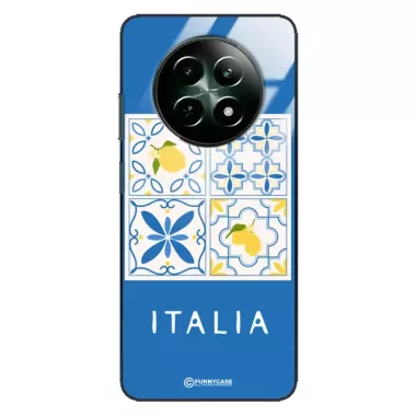 Etui Black Case Glass Dolce Vita do REALME 12 5G Włochy Italia Cytryny Kafelki Wakacje ST_DOC132