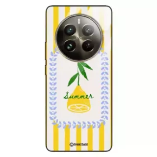 Etui Black Case Glass Dolce Vita do REALME 12 PRO Cytryna Lato Wakacje Summer Słońce ST_DOC139