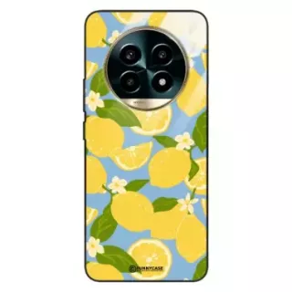 Etui Black Case Glass Dolce Vita do REALME 13 PRO PLUS Cytryny Kwiaty Owoce Lato Natura ST_DOC125