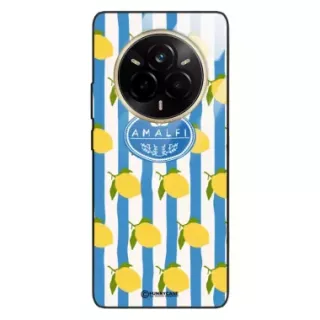 Etui Black Case Glass Dolce Vita do REALME 14 PRO 5G Amalfi Cytryny Włochy Lato Wakacje ST_DOC131