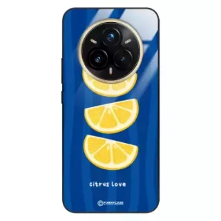 Etui Black Case Glass Dolce Vita do REALME 14 PRO PLUS 5G Cytryny Owoce Lato Wakacje Cytrusy ST_DOC104