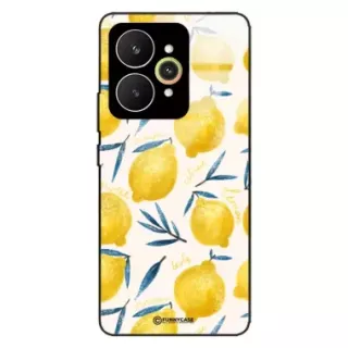 Etui Black Case Glass Dolce Vita do REALME 15 5G Cytryny Lato Owoce Wakacje Słońce ST_DOC145