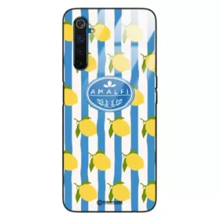 Etui Black Case Glass Dolce Vita do REALME 6 PRO Amalfi Cytryny Włochy Lato Wakacje ST_DOC131