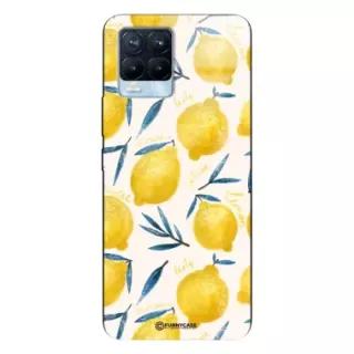 Etui Black Case Glass Dolce Vita do REALME 8 Cytryny Lato Owoce Wakacje Słońce ST_DOC145