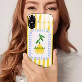 Etui Black Case Glass Dolce Vita do REALME C53 4G Cytryna Lato Wakacje Summer Słońce ST_DOC139