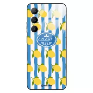 Etui Black Case Glass Dolce Vita do REALME C65 Amalfi Cytryny Włochy Lato Wakacje ST_DOC131
