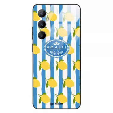 Etui Black Case Glass Dolce Vita do REALME C65 Amalfi Cytryny Włochy Lato Wakacje ST_DOC131