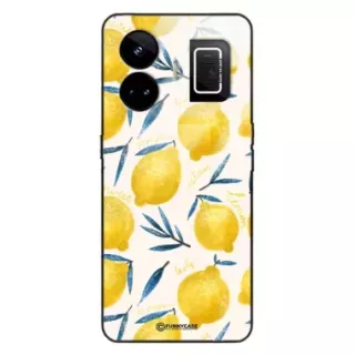 Etui Black Case Glass Dolce Vita do REALME GT NEO 5 Cytryny Lato Owoce Wakacje Słońce ST_DOC145