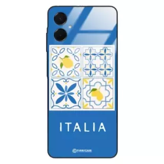 Etui Black Case Glass Dolce Vita do SAMSUNG A06 4G Włochy Italia Cytryny Kafelki Wakacje ST_DOC132