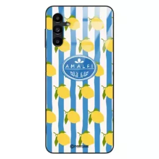 Etui Black Case Glass Dolce Vita do SAMSUNG A04S Amalfi Cytryny Włochy Lato Wakacje ST_DOC131