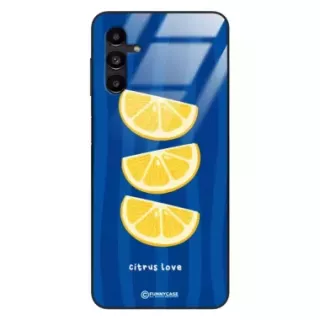 Etui Black Case Glass Dolce Vita do SAMSUNG A13 5G Cytryny Owoce Lato Wakacje Cytrusy ST_DOC104