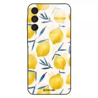 Etui Black Case Glass Dolce Vita do SAMSUNG A16 Cytryny Lato Owoce Wakacje Słońce ST_DOC145