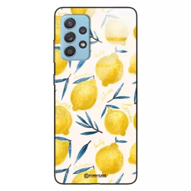 Etui Black Case Glass Dolce Vita do SAMSUNG A33 5G Cytryny Lato Owoce Wakacje Słońce ST_DOC145