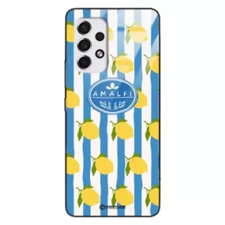 Etui Black Case Glass Dolce Vita do SAMSUNG A53 5G Amalfi Cytryny Włochy Lato Wakacje ST_DOC131