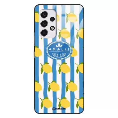 Etui Black Case Glass Dolce Vita do SAMSUNG A53 5G Amalfi Cytryny Włochy Lato Wakacje ST_DOC131