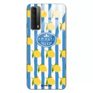 Etui Black Case Glass Dolce Vita do SAMSUNG A90 5G Amalfi Cytryny Włochy Lato Wakacje ST_DOC131