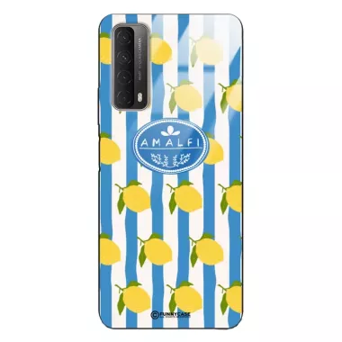 Etui Black Case Glass Dolce Vita do SAMSUNG A90 5G Amalfi Cytryny Włochy Lato Wakacje ST_DOC131