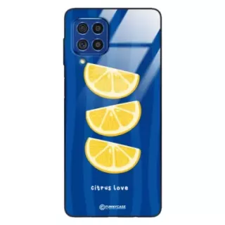 Etui Black Case Glass Dolce Vita do SAMSUNG F62 Cytryny Owoce Lato Wakacje Cytrusy ST_DOC104