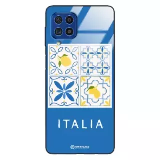 Etui Black Case Glass Dolce Vita do SAMSUNG M62 Włochy Italia Cytryny Kafelki Wakacje ST_DOC132