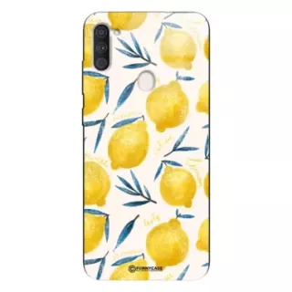 Etui Black Case Glass Dolce Vita do SAMSUNG A11 Cytryny Lato Owoce Wakacje Słońce ST_DOC145