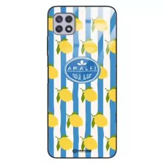 Etui Black Case Glass Dolce Vita do SAMSUNG A22 5G Amalfi Cytryny Włochy Lato Wakacje ST_DOC131
