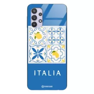 Etui Black Case Glass Dolce Vita do SAMSUNG A32 5G Włochy Italia Cytryny Kafelki Wakacje ST_DOC132
