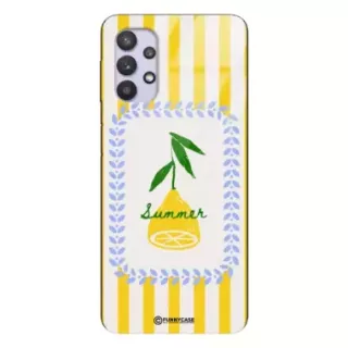 Etui Black Case Glass Dolce Vita do SAMSUNG M32 5G Cytryna Lato Wakacje Summer Słońce ST_DOC139