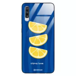 Etui Black Case Glass Dolce Vita do SAMSUNG A70s Cytryny Owoce Lato Wakacje Cytrusy ST_DOC104