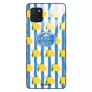 Etui Black Case Glass Dolce Vita do SAMSUNG A81 Amalfi Cytryny Włochy Lato Wakacje ST_DOC131