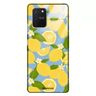 Etui Black Case Glass Dolce Vita do SAMSUNG S10 LITE Cytryny Kwiaty Owoce Lato Natura ST_DOC125