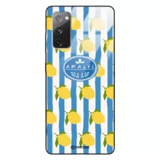 Etui Black Case Glass Dolce Vita do SAMSUNG S20FE Amalfi Cytryny Włochy Lato Wakacje ST_DOC131