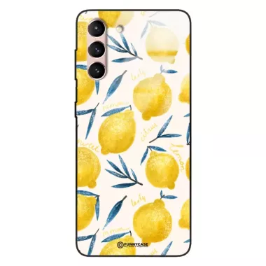 Etui Black Case Glass Dolce Vita do SAMSUNG S30 Cytryny Lato Owoce Wakacje Słońce ST_DOC145