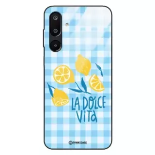 Etui Black Case Glass Dolce Vita do SAMSUNG M16 5G Cytryny Lato Włochy Wakacje Kratka ST_DOC101