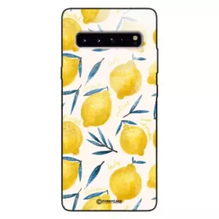 Etui Black Case Glass Dolce Vita do SAMSUNG S10 5G Cytryny Lato Owoce Wakacje Słońce ST_DOC145