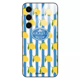 Etui Black Case Glass Dolce Vita do SAMSUNG S24 5G Amalfi Cytryny Włochy Lato Wakacje ST_DOC131