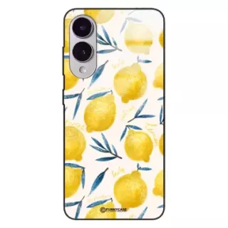 Etui Black Case Glass Dolce Vita do SAMSUNG S25 EDGE Cytryny Lato Owoce Wakacje Słońce ST_DOC145