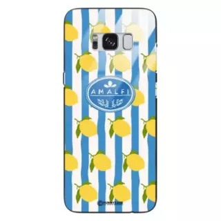 Etui Black Case Glass Dolce Vita do SAMSUNG S8 Amalfi Cytryny Włochy Lato Wakacje ST_DOC131