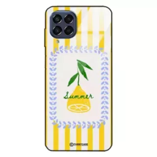 Etui Black Case Glass Dolce Vita do SAMSUNG M53 5G Cytryna Lato Wakacje Summer Słońce ST_DOC139