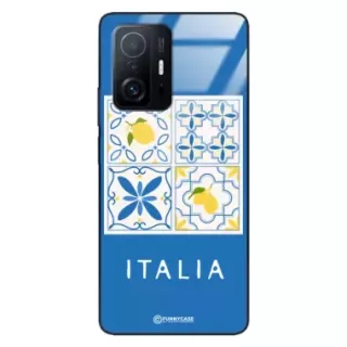 Etui Black Case Glass Dolce Vita do XIAOMI 11T PRO Włochy Italia Cytryny Kafelki Wakacje ST_DOC132