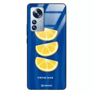 Etui Black Case Glass Dolce Vita do XIAOMI 12 PRO 5G Cytryny Owoce Lato Wakacje Cytrusy ST_DOC104